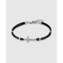 PULSERA MAREA FOR MEN CRUZ Y CUERO - C00103/442
