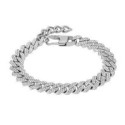 PULSERA MAREA FOR MEN CADENA SILVER BRILLOS - C00103/505