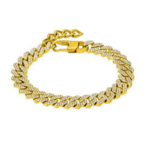 PULSERA MAREA FOR MEN CADENA GOLD BRILLOS - C00103/506