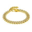 PULSERA MAREA FOR MEN CADENA GOLD BRILLOS - C00103/506