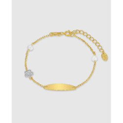 PULSERA MAREA PERLAS SILVER - D03303/AY