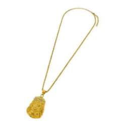 GARGANTILLA MAREA CRISTO ACERO DORADO - C00107/139