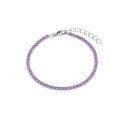 PULSERA MAREA CON PIEDRAS MORADAS - C02303/AD