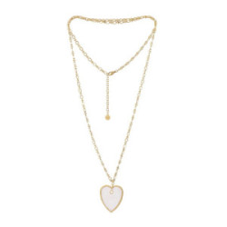 GARGANTILLA ANARTXY CORAZÓN DE NACAR - DCO148A1