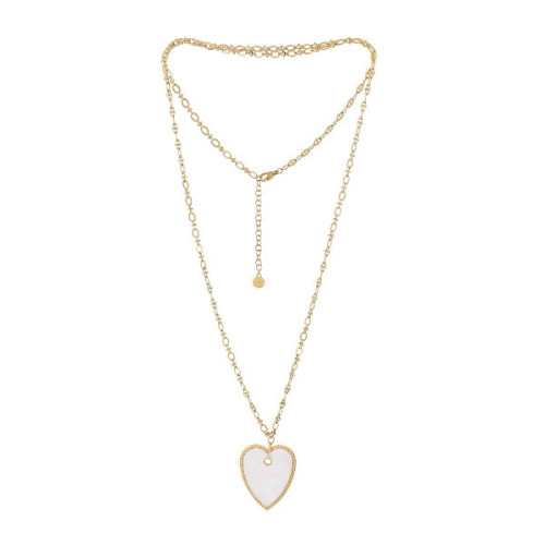 GARGANTILLA ANARTXY CORAZÓN DE NACAR - DCO148A1