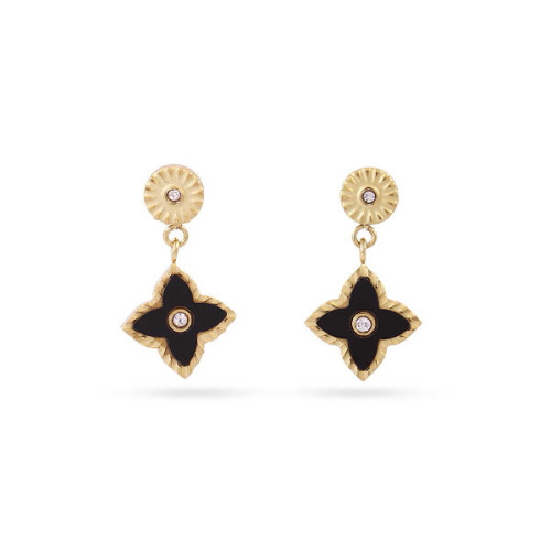 PENDIENTES  ANARTXY STELLATA BLACK - DPE298B