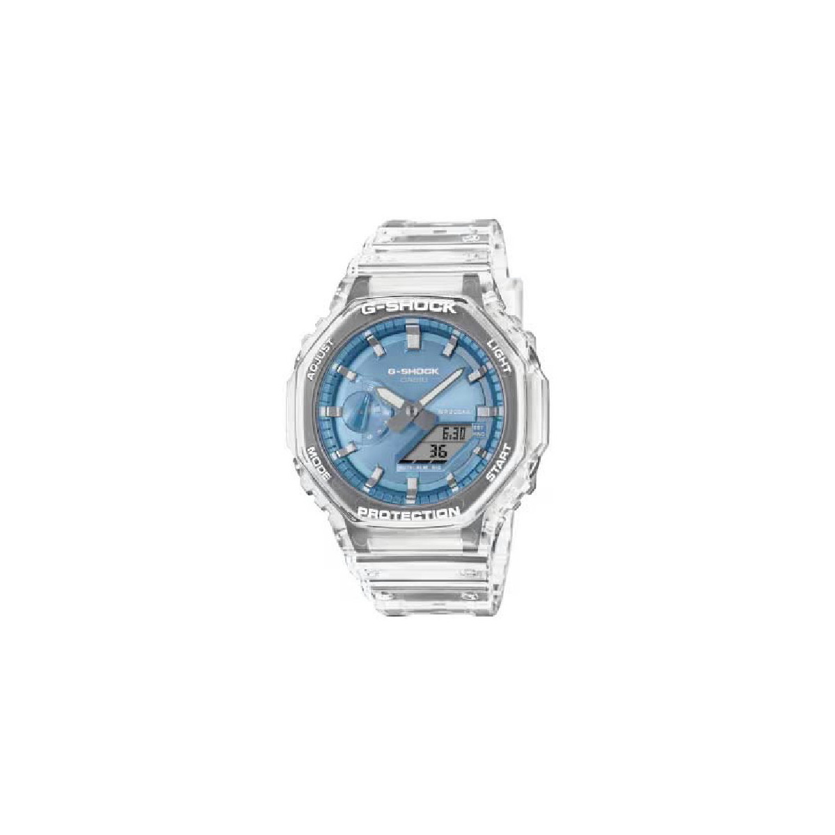 RELOJ CASIO URBAN TRANSLÚCIDO - GA-2100BM-7A2EP