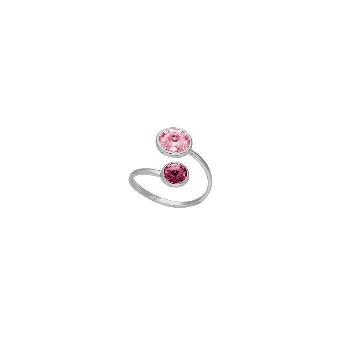 ANILLO VICTORIA CRUZ ABIERTA ROSA AMATISTA - A4224-05HA