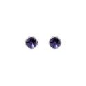 PENDIENTES VICTORIA CRUZ CHATÓN 9 MM AMATISTA SILVER - A2791-11HT PENDIENTES VICTORIA CRUZ CHATÓN 9 MM AMATISTA SILVER - A2791-11HT