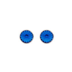 PENDIENTES VICTORIA CRUZ CHATÓN 9 MM TOPACIO SILVER - A2791-12HT