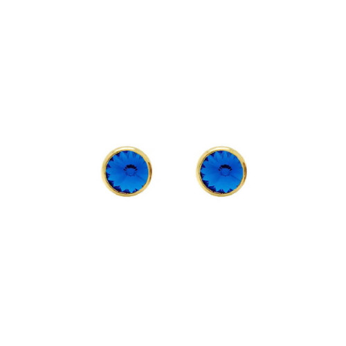 PENDIENTES VICTORIA CRUZ CHATÓN 9 MM TOPACIO - A2791-06DT
