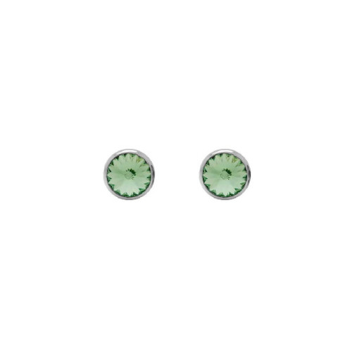 PENDIENTES VICTORIA CRUZ CHATÓN 7MM CITRINO - A3331-14HT
