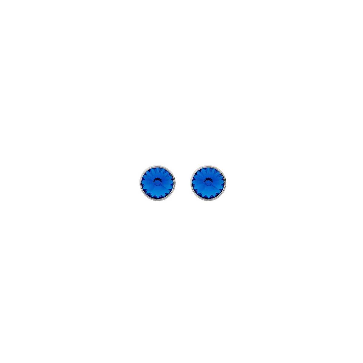 PENDIENTES VICTORIA CRUZ CHATÓN 9MM AZUL - A2791-09HT