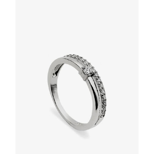 ANILLO LINEARGENT PLATA SOLITARIO - 20056-R