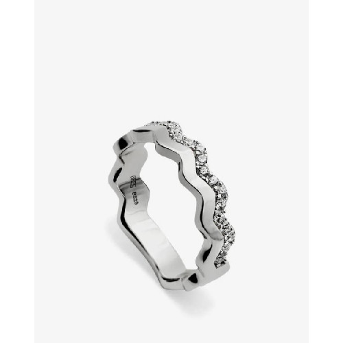 ANILLO LINEARGENT PLATA ZIGZAG - 20118-R