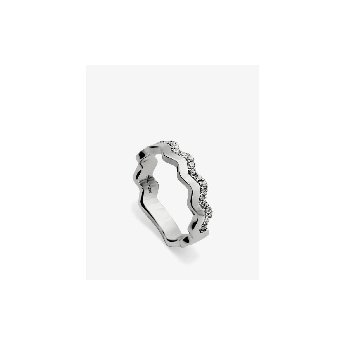 ANILLO LINEARGENT PLATA ZIGZAG - 20118-R