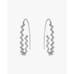 PENDIENTES LINEARGENT SILVER PLATA ZIG ZAG - 20120-A