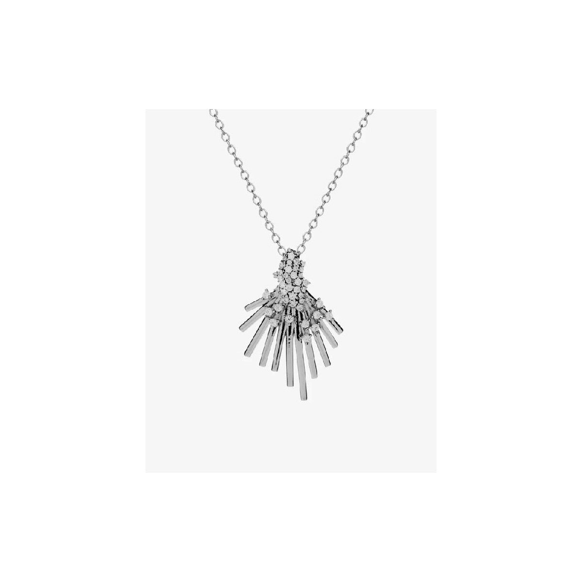 GARGANTILLA LINEARGENT PLATA RAYOS DE SOL - 20619-PE