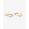 PENDIENTES LINEARGENT PLATA CIRCONITAS GOLD - 10061-G PENDIENTES LINEARGENT PLATA CIRCONITAS GOLD - 10061-G