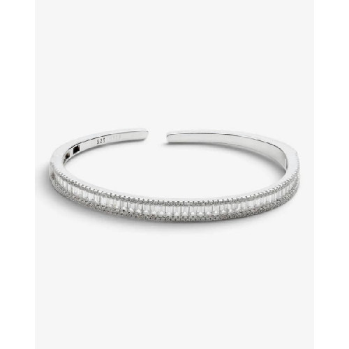 PULSERA LINEARGENT PLATA ESCLAVA CIRCONITAS - 18014-E