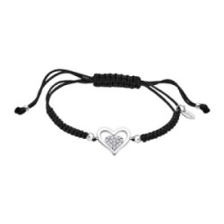 PULSERA CORAZÓN LOTUS SILVER MOMENTS - LP3124-2/2 - LP3124-2/2
