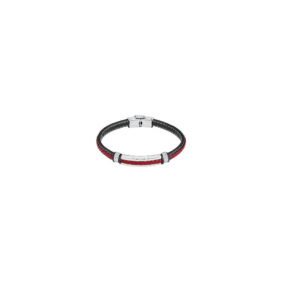 PULSERA LOTUS STYLE MEN IN BLACK - LS2638-2/2 - LS2638-2/2