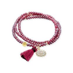 PULSERA MARINA GARCÍA BURDEOS SOL - 91168U2