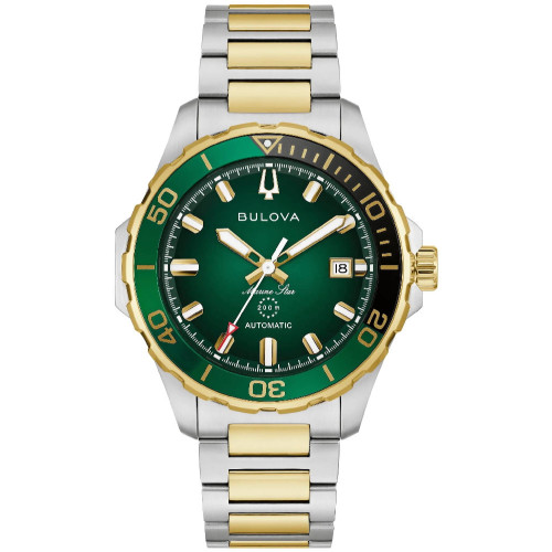 RELOJ BULOVA MARINE STAR SERIES B AUTOMÁTICO VERDE 41MM - 98B467 - 98B467