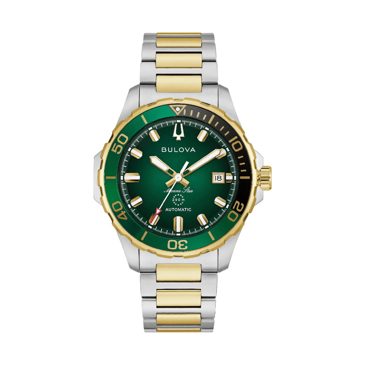 RELOJ BULOVA MARINE STAR SERIES B AUTOMÁTICO VERDE 41MM - 98B467 - 98B467