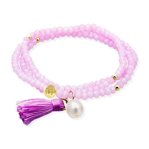 PULSERA MARINA GARCIA CRISTAL PERLA - 91196UP