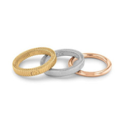 JUEGO ANILLOS CALVIN KLEIN TRIO - 35000027C