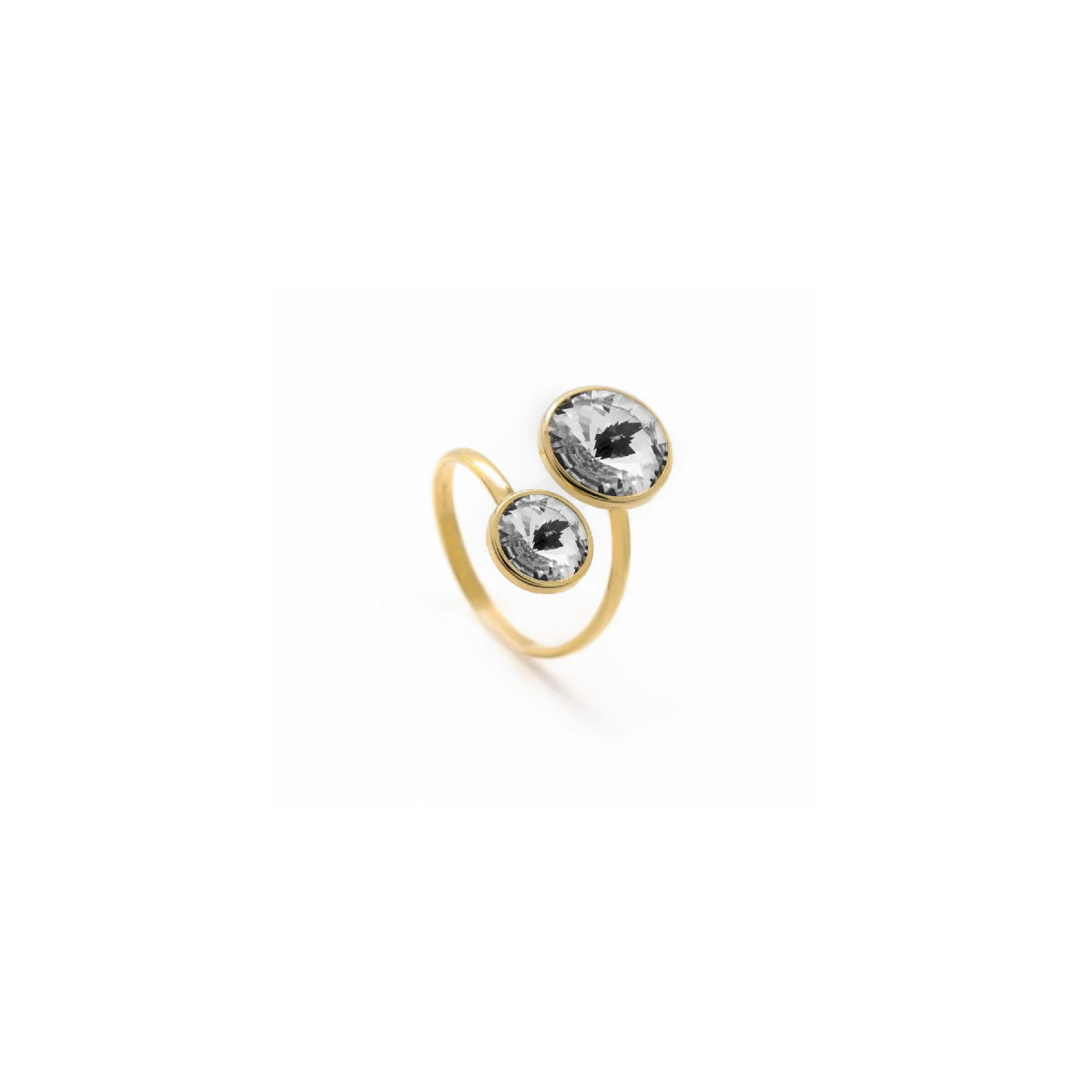 ANILLO VICTORIA CRUZ DOBLE CRISTAL - A2052-20A