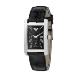 RELOJ EMPORIO ARMANI CUERO NEGRO ANALOGICO - AR0151