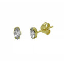PENDIENTES VICTORIA CRUZ CRISTAL BOTÓN - A4529-07DT