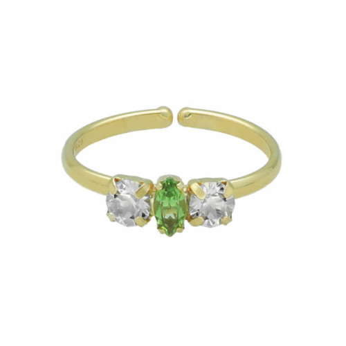 ANILLO VICTORIA CRUZ MARQUESA VERDE - A4469-14DA