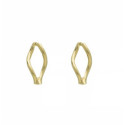 PENDIENTES VICTORIA CRUZ AROS PLATA VIENA COLLECTION DORADOS - A4346-DT