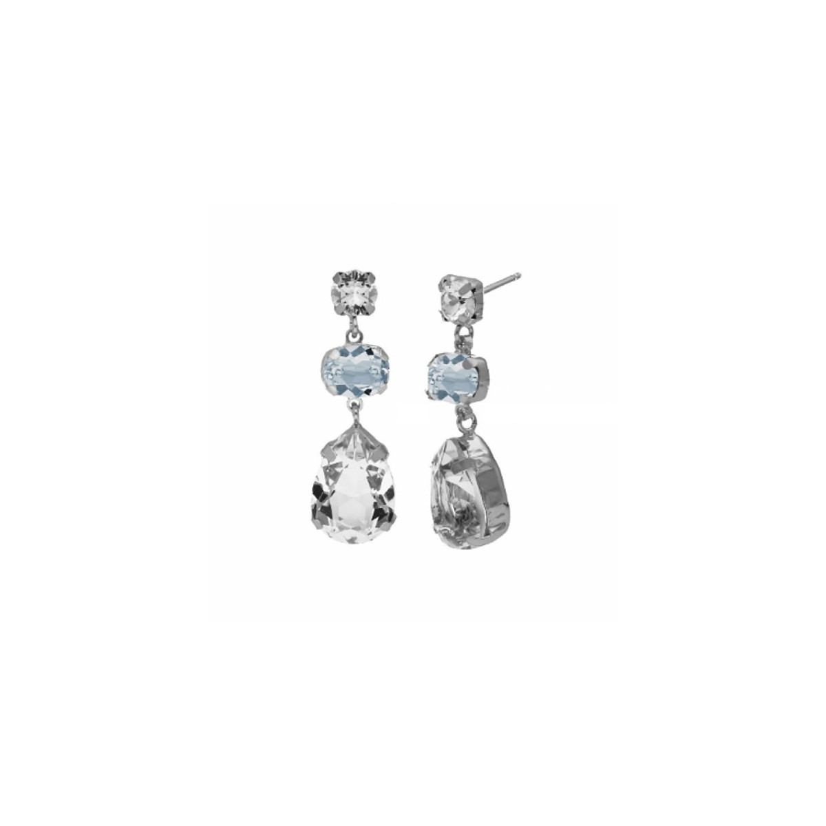 PENDIENTES VICTORIA BLOOMING CRISTALES - A4277-07HT