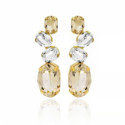 PENDIENTES VICTORIA CRUZ CHAMPÁN CELINE COLLECTION - A4139-DT